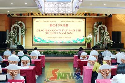 Hội nghị giao ban công tác báo chí tháng 9/2026