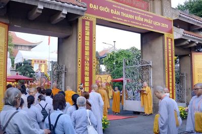 Ban Tăng sự Phật giáo TP.HCM thông báo Phật tử đến nhận Chứng điệp thọ giới tại Đại giới đàn Thanh Kiểm