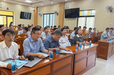 Quảng Ngãi tập huấn chuyên môn về quy hoạch, quản lý xây dựng cho cấp xã