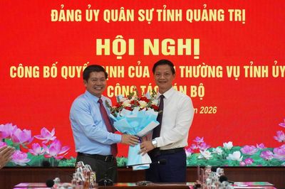 Bí thư Tỉnh ủy Vương Quốc Tuấn giữ chức Bí thư Đảng ủy Quân sự tỉnh Quảng Trị