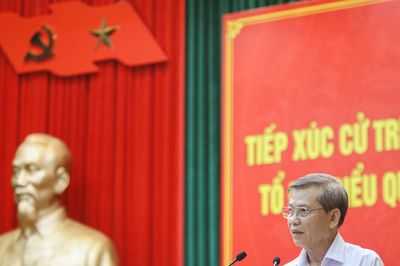 Trưởng Ban Nội chính Trung ương Lê Minh Trí tiếp xúc cử tri TP. Đồng Nai