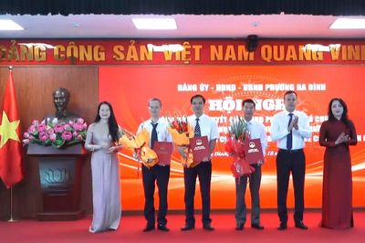 Phường Ba Đình vận hành bộ máy chuyên môn mới