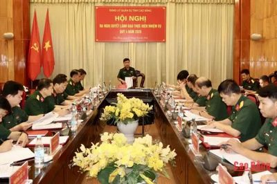Đảng ủy Quân sự tỉnh ra nghị quyết lãnh đạo thực hiện nhiệm vụ quý IV