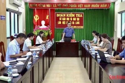 Sở Giáo dục và Đào tạo kiểm tra công tác sắp xếp, vận hành các cơ sở giáo dục tại xã Hạ Lang