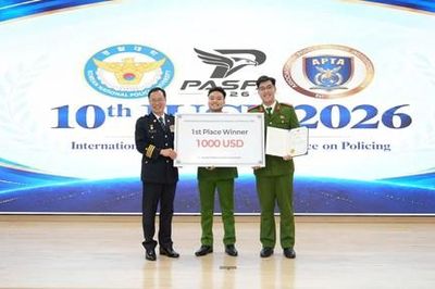 Học viện Cảnh sát nhân dân đạt giải Nhất tại Hội nghị khoa học sinh viên Cảnh sát quốc tế