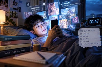 Cuốn vào phim ngắn, clip AI: 'Xem xong chẳng nhớ gì, tay vẫn cứ vuốt'