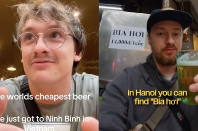 Bia hơi Việt Nam khiến khách Tây 'sốc': Rẻ nhất thế giới, cách uống không đâu có