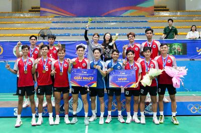 Xác định hai nhà vô địch tại giải bóng chuyền sinh viên toàn quốc 2026