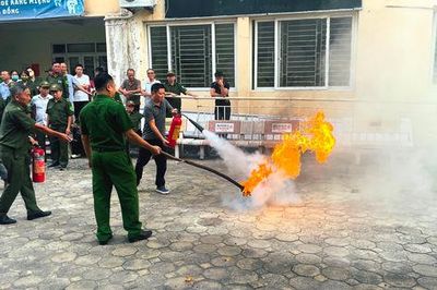 Phường Vĩnh Tuy: Hơn 300 người được tập huấn nghiệp vụ phòng cháy, chữa cháy