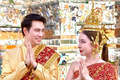 Khoảnh khắc tình tứ của Việt Anh - Quỳnh Nga ở Thái Lan