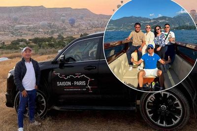 Người đàn ông lái ô tô 80 ngày, xuyên 20 quốc gia từ TP.HCM đến Paris