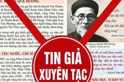 Công an cảnh báo tờ rơi giả mạo, xuyên tạc thông tin về cụ Huỳnh Thúc Kháng