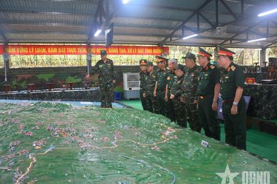 'Sát hạch' trình độ các lực lượng trong khu vực phòng thủ tỉnh Đắk Lắk