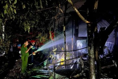An Giang: Cháy trong đêm, một căn nhà bị thiêu rụi
