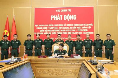 Cục Chính trị (Tổng cục Hậu cần - Kỹ thuật) phát động thi đua cao điểm