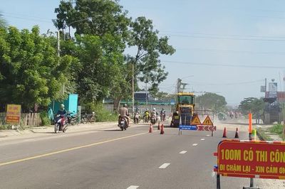 Lâm Đồng: Khắc phục tình trạng thi công mất an toàn trên quốc lộ 28