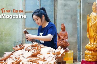 Lê Thị Hà: '15 năm điêu khắc gỗ, tôi vẫn học hỏi mỗi ngày'