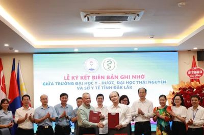 Sở Y tế Đắk Lắk hợp tác đào tạo, phát triển nguồn nhân lực với Trường Đại học Y – Dược, Đại học Thái Nguyên