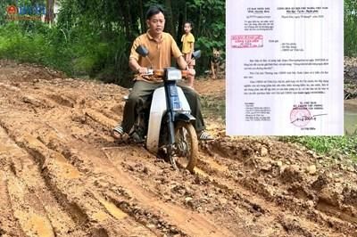 Tỉnh Thanh Hoá chỉ đạo xác minh 'con đường đau khổ', sau phản ánh của Báo Bảo vệ pháp luật