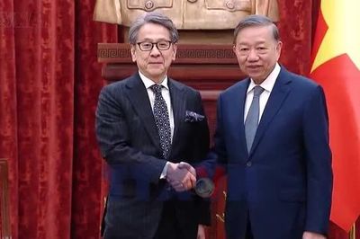 Tổng Bí thư, Chủ tịch nước Tô Lâm tiếp Chủ tịch Ngân hàng Hợp tác Quốc tế Nhật Bản