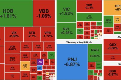 VN-Index giảm gần 12 điểm, khối ngoại bán ròng hơn 3.300 tỷ đồng