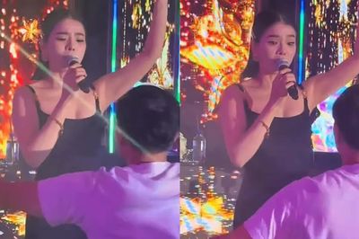 Lệ Quyên đi diễn ở Đức, người đàn ông lao lên sân khấu hành động gây xôn xao