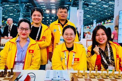 Cờ vua Việt Nam nhảy vọt trên bảng xếp hạng thế giới sau thành công ở Olympiad