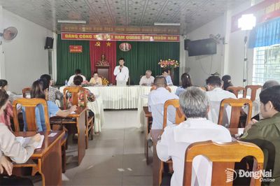 Ban Tuyên giáo Thành ủy tổ chức ghi hình sinh hoạt chi bộ điểm tại Chi bộ khu phố Bình Long, phường Tân Triều