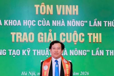 Giảng viên Trường Đại học Quy Nhơn được tôn vinh “Nhà Khoa học của Nhà nông” năm 2026