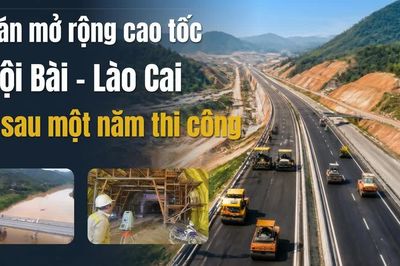 Dự án mở rộng cao tốc Nội Bài - Lào Cai sau một năm thi công