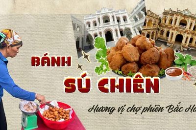 Bánh Sú chiên - Hương vị chợ phiên Bắc Hà