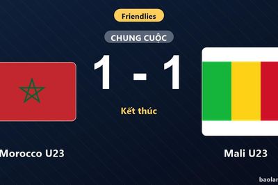 Thống kê trận đấu Morocco U23 1-1 Mali U23: Hai đội chia điểm