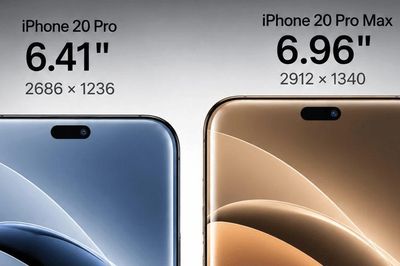 iPhone 20 Pro Max lộ diện thiết kế thân kính cong 4 cạnh và màn hình kích thước gần 7 inch