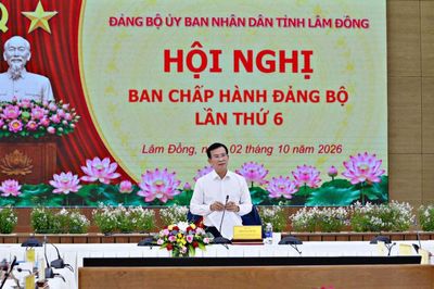 Đảng ủy UBND tỉnh Lâm Đồng quyết tâm hoàn thành các chỉ tiêu trong quý IV/2026