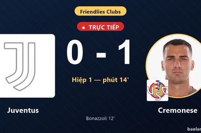 TRỰC TIẾPTrực tiếp Juventus vs Cremonese: Hết hiệp 1, Cremonese dẫn 1-0