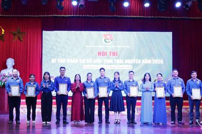 Hội thi Bí thư Đoàn cơ sở giỏi tỉnh Thái Nguyên năm 2026