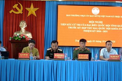 Quảng Trị: Gắn trách nhiệm giải quyết kiến nghị của cử tri ngay tại các hội nghị tiếp xúc