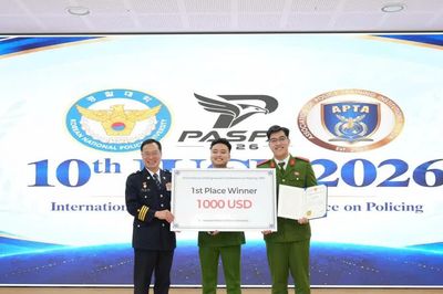 Học viện CSND giành giải Nhất tại Hội nghị khoa học sinh viên Cảnh sát quốc tế