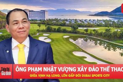 Ông Phạm Nhật Vượng xây 'đảo thể thao' giữa vịnh Hạ Long, lớn gấp đôi Dubai Sports City
