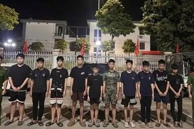 Hà Nội: Ngăn chặn nhóm thanh thiếu niên mang hung khí hỗn chiến
