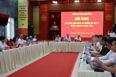 Đảng bộ phường Vĩnh Hưng tập trung tháo gỡ các điểm nghẽn, đẩy nhanh dự án trọng điểm