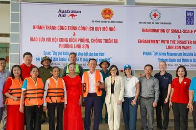 Australia và UNDP chung tay hỗ trợ tỉnh Thái Nguyên khắc phục hậu quả bão lũ
