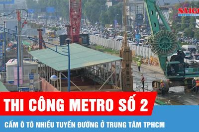 Từ ngày 10-10, cấm ô tô nhiều tuyến đường ở trung tâm TPHCM để thi công metro số 2