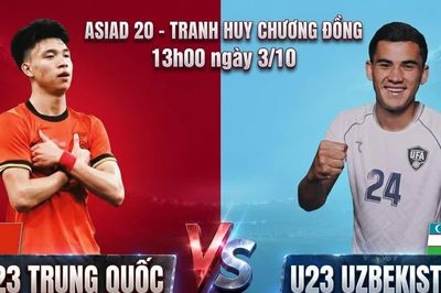Nhận định U23 Trung Quốc vs U23 Uzbekistan, 13h00 ngày 3/10: Huy chương đồng cho những người bản lĩnh