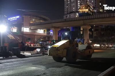 Hà Nội xuyên đêm thi công đường Vành đai 2,5 kịp thông xe vào ngày 10/10