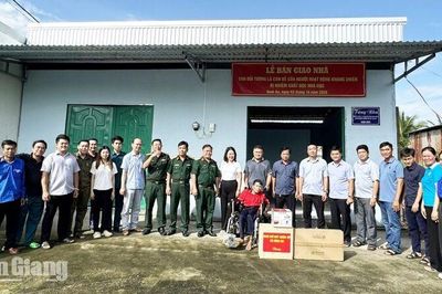 Bình An trao nhà Đại đoàn kết cho con của người hoạt động kháng chiến bị nhiễm chất độc hóa học