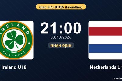 Nhận định Ireland U18 vs Netherlands U18: Hứa hẹn màn đôi công
