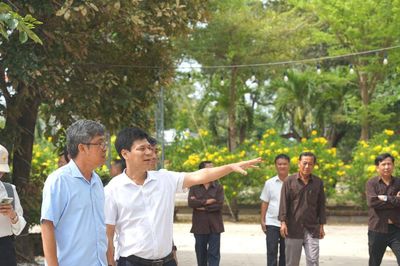 Phó Chủ tịch UBND tỉnh Lâm Đồng Nguyễn Minh kiểm tra công tác chuẩn bị Lễ hội Văn hoá - Du lịch Dinh Thầy Thím