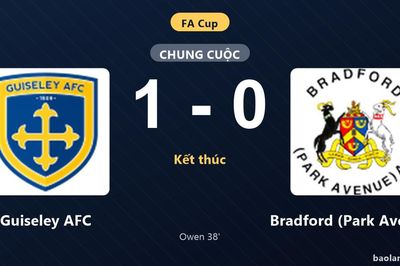 Thống kê trận đấu Guiseley AFC 1-0 Bradford (Park Avenue): E. Owen tỏa sáng, Guiseley AFC giành trọn 3 điểm