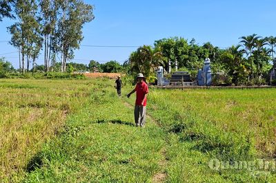 Người dân kiến nghị trả lại mặt bằng tuyến đường ở xóm Cát